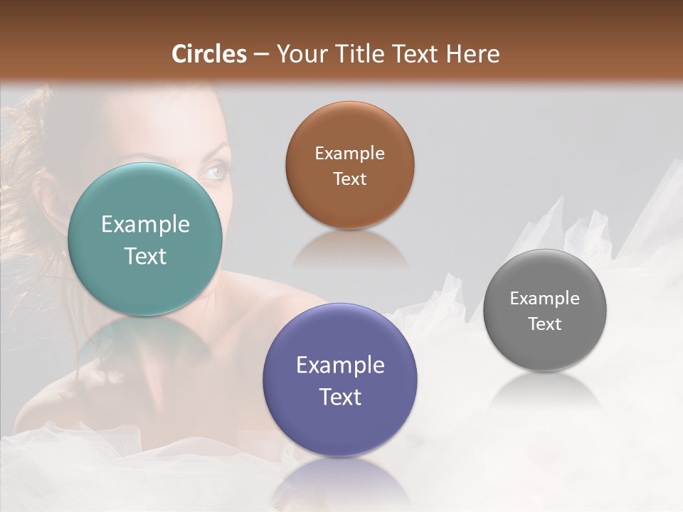 Blonde Skin Girl PowerPoint Template