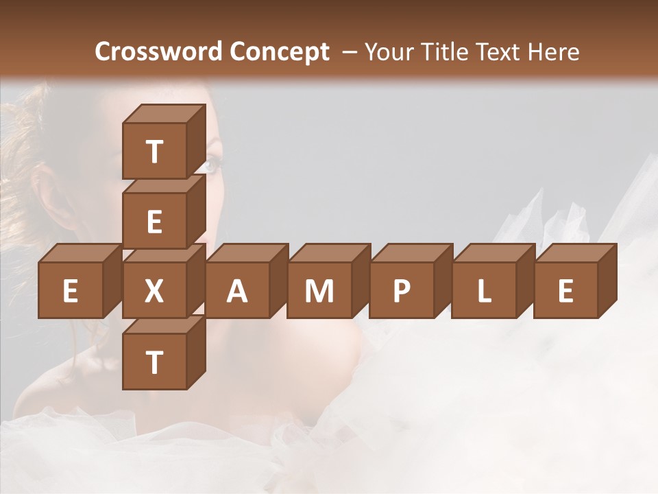 Blonde Skin Girl PowerPoint Template