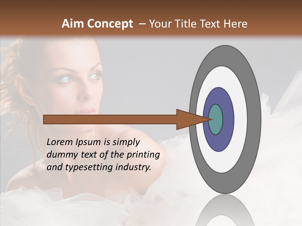 Blonde Skin Girl PowerPoint Template