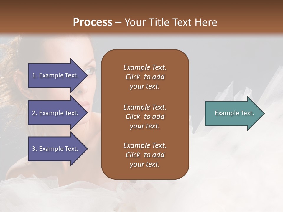 Blonde Skin Girl PowerPoint Template