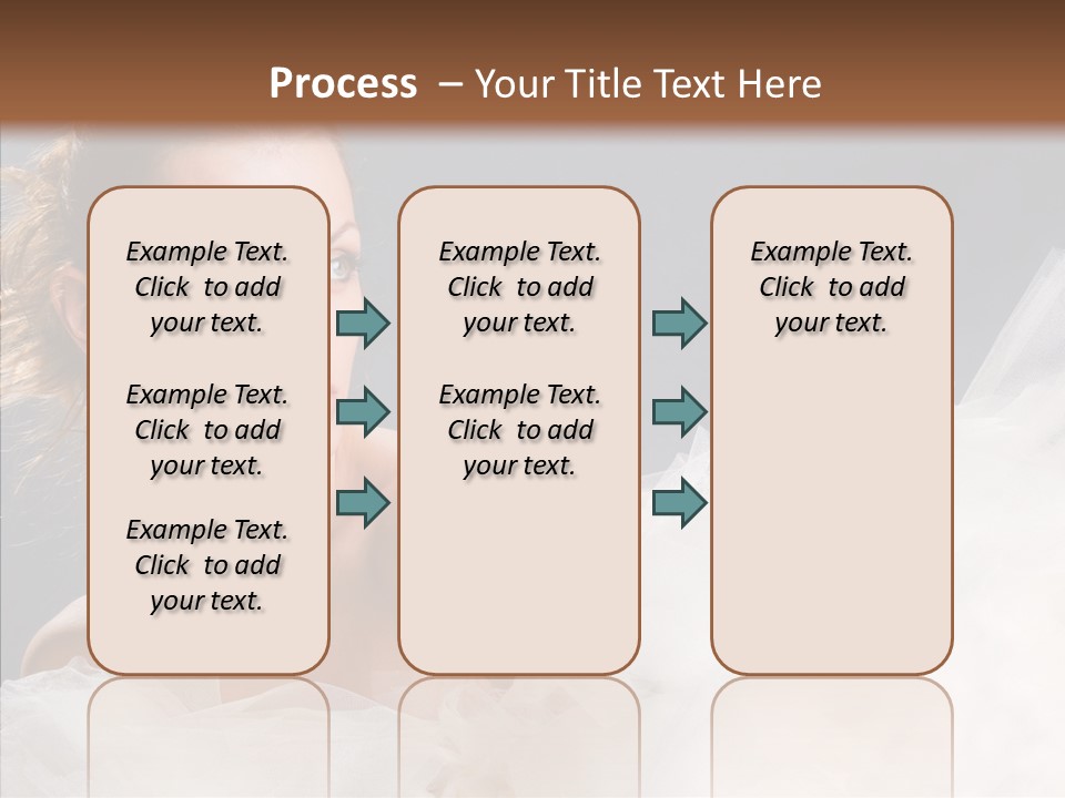 Blonde Skin Girl PowerPoint Template