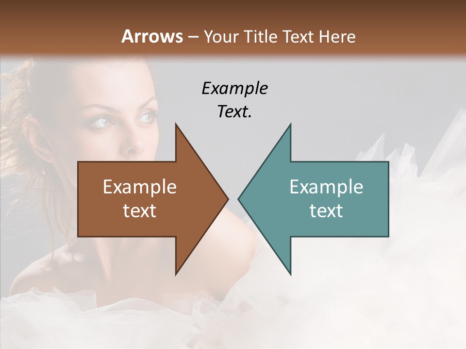 Blonde Skin Girl PowerPoint Template