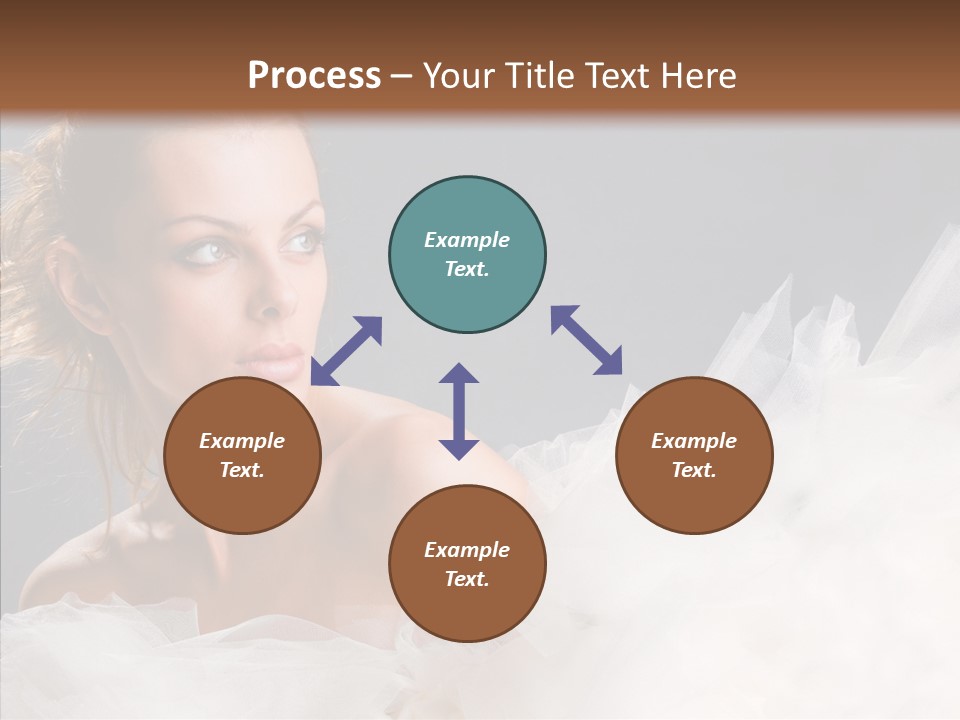 Blonde Skin Girl PowerPoint Template