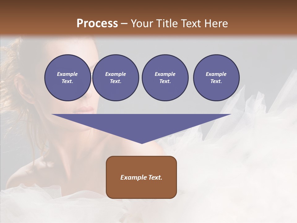 Blonde Skin Girl PowerPoint Template