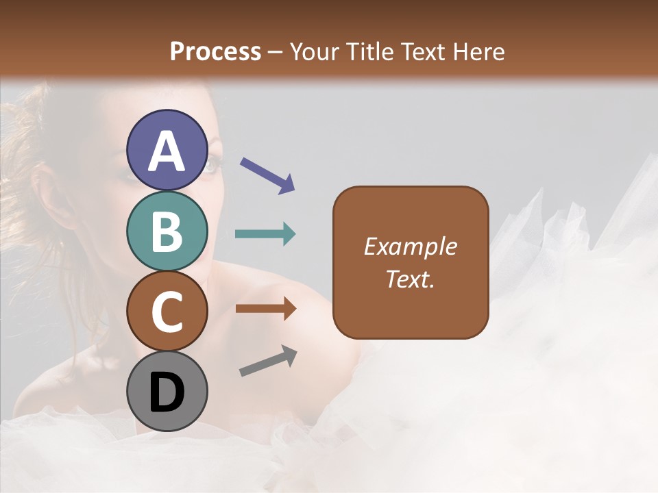 Blonde Skin Girl PowerPoint Template