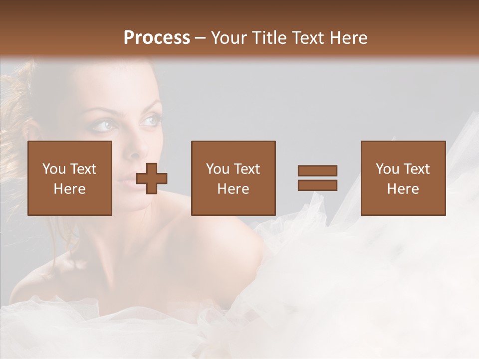 Blonde Skin Girl PowerPoint Template