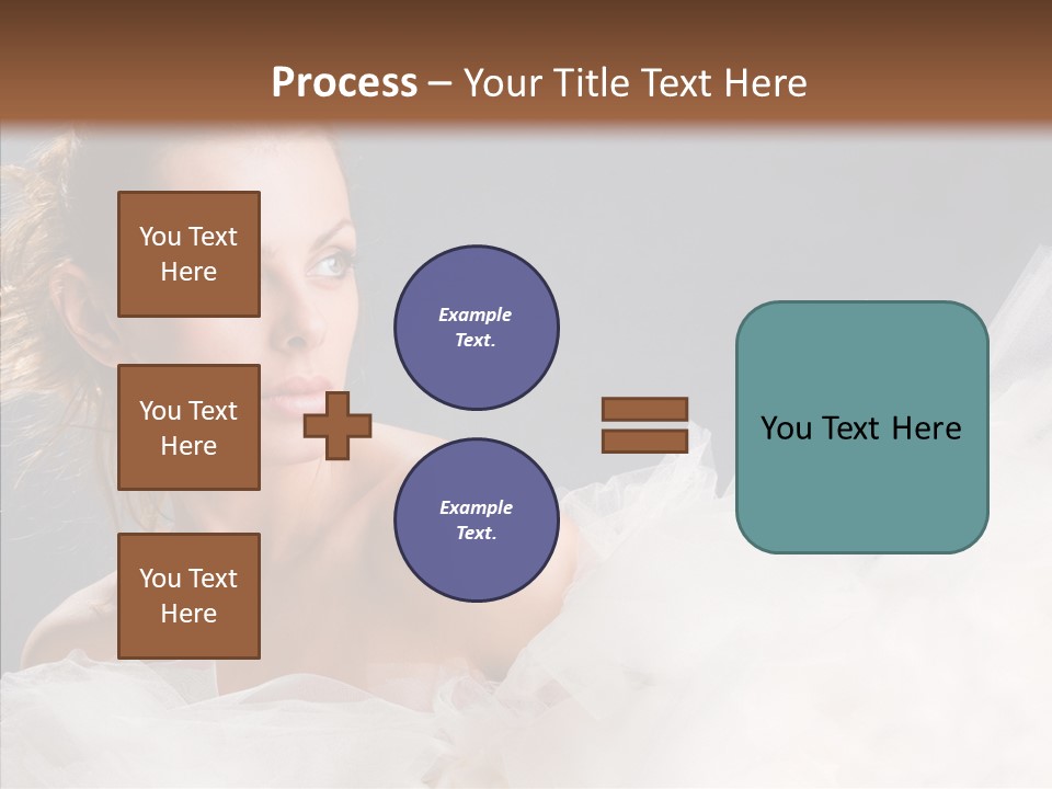 Blonde Skin Girl PowerPoint Template