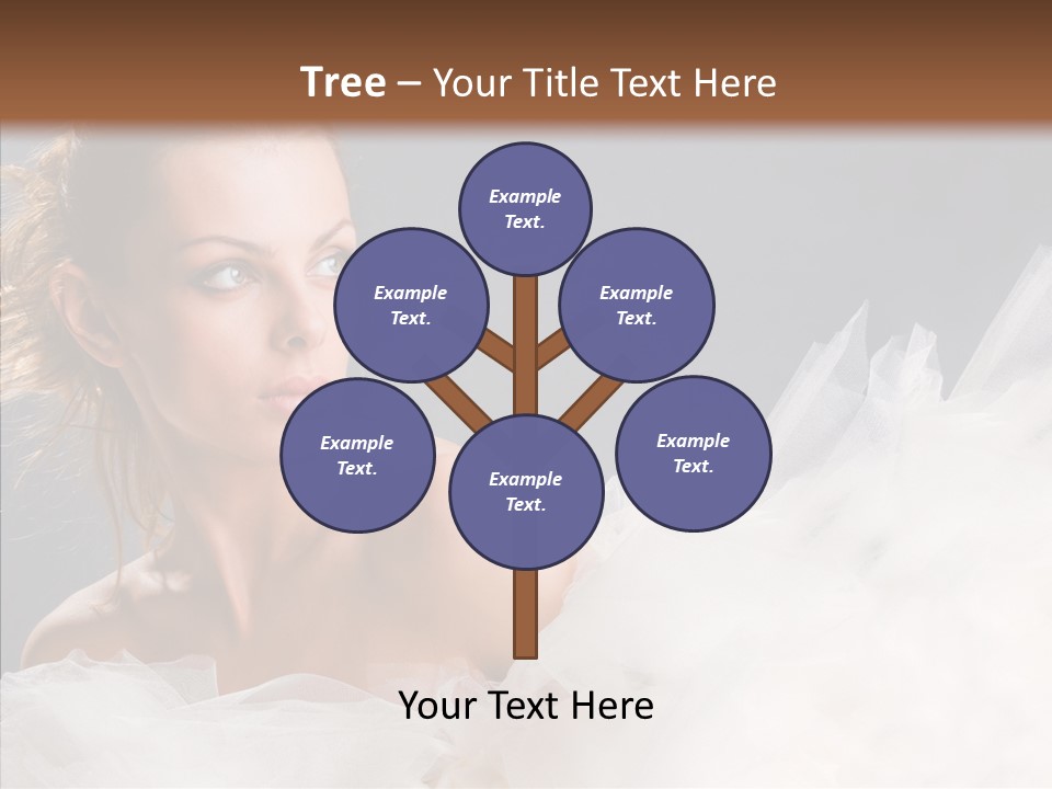 Blonde Skin Girl PowerPoint Template