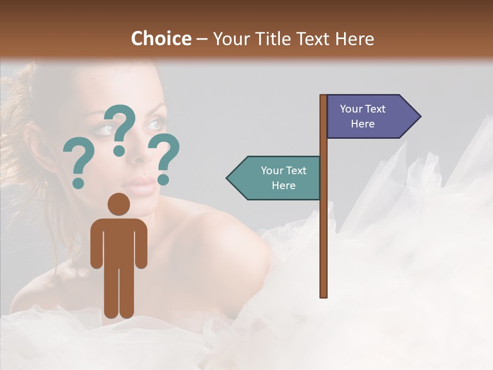 Blonde Skin Girl PowerPoint Template