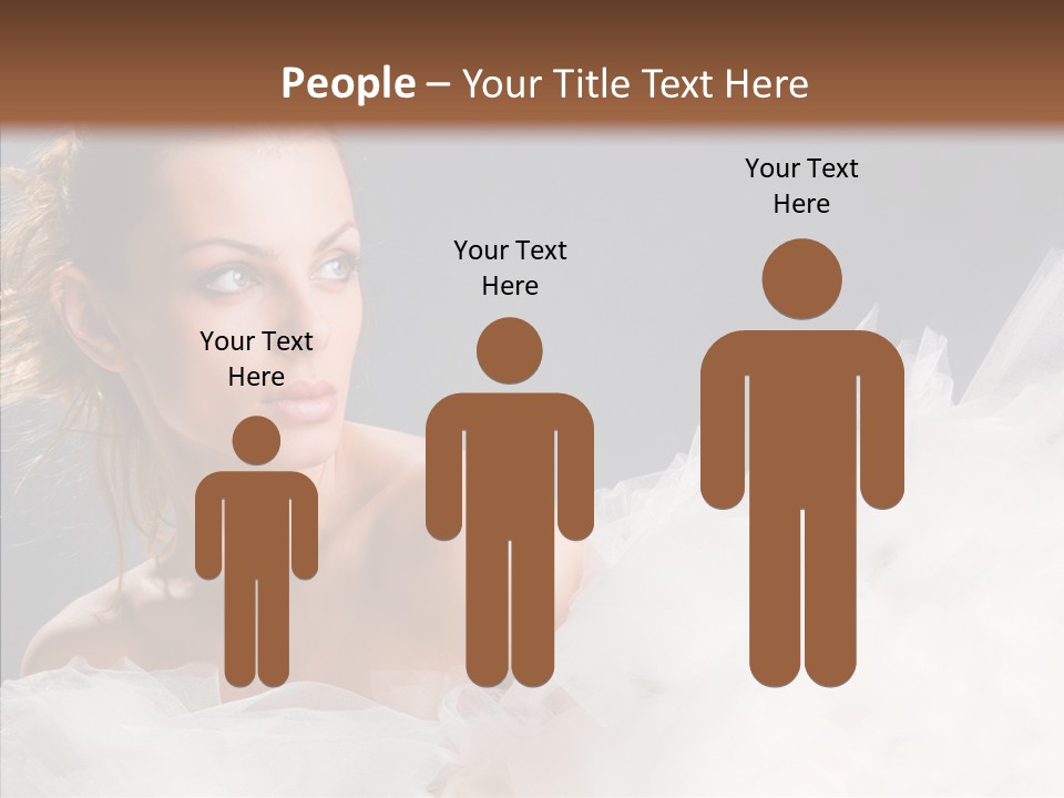 Blonde Skin Girl PowerPoint Template