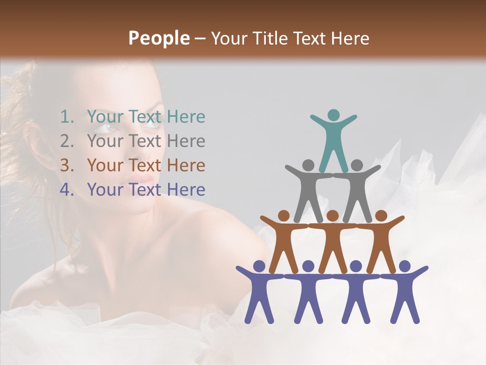 Blonde Skin Girl PowerPoint Template