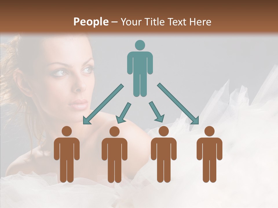 Blonde Skin Girl PowerPoint Template