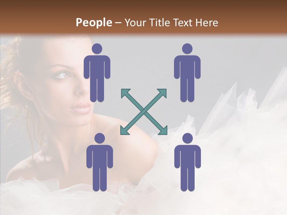 Blonde Skin Girl PowerPoint Template