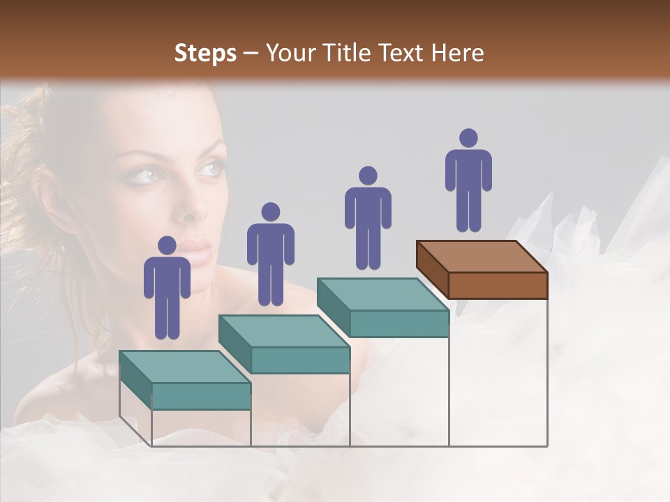 Blonde Skin Girl PowerPoint Template