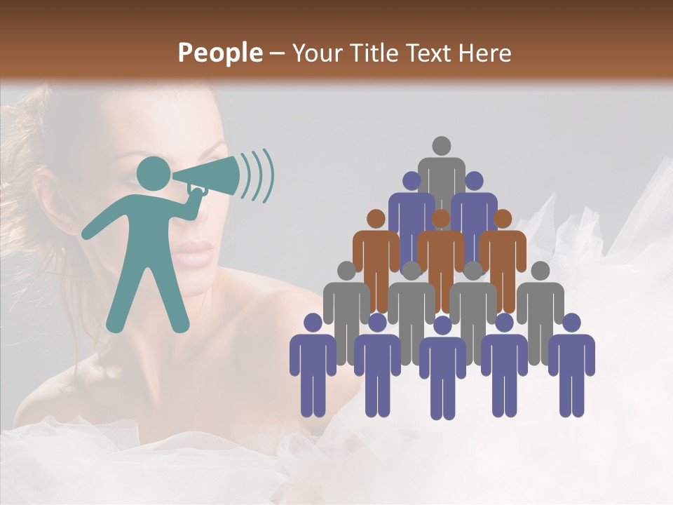 Blonde Skin Girl PowerPoint Template