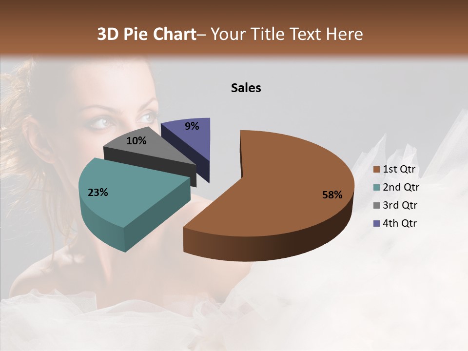 Blonde Skin Girl PowerPoint Template