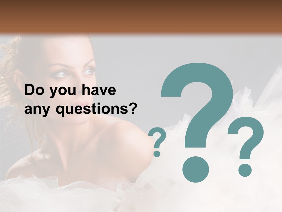 Blonde Skin Girl PowerPoint Template