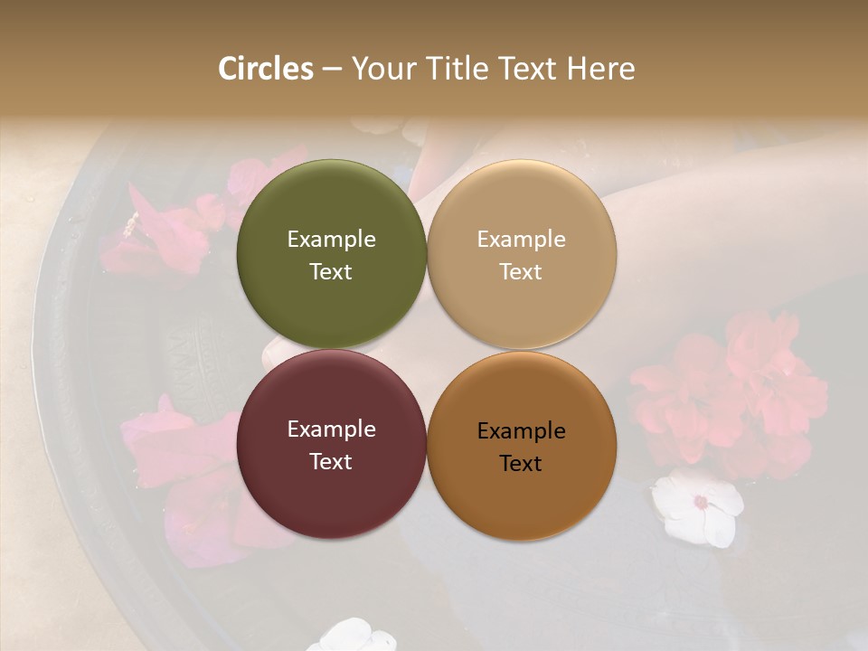 Bougainvillea Treat Enjoy PowerPoint Template