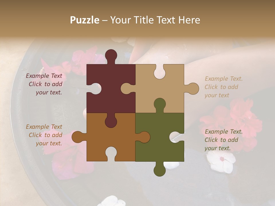 Bougainvillea Treat Enjoy PowerPoint Template
