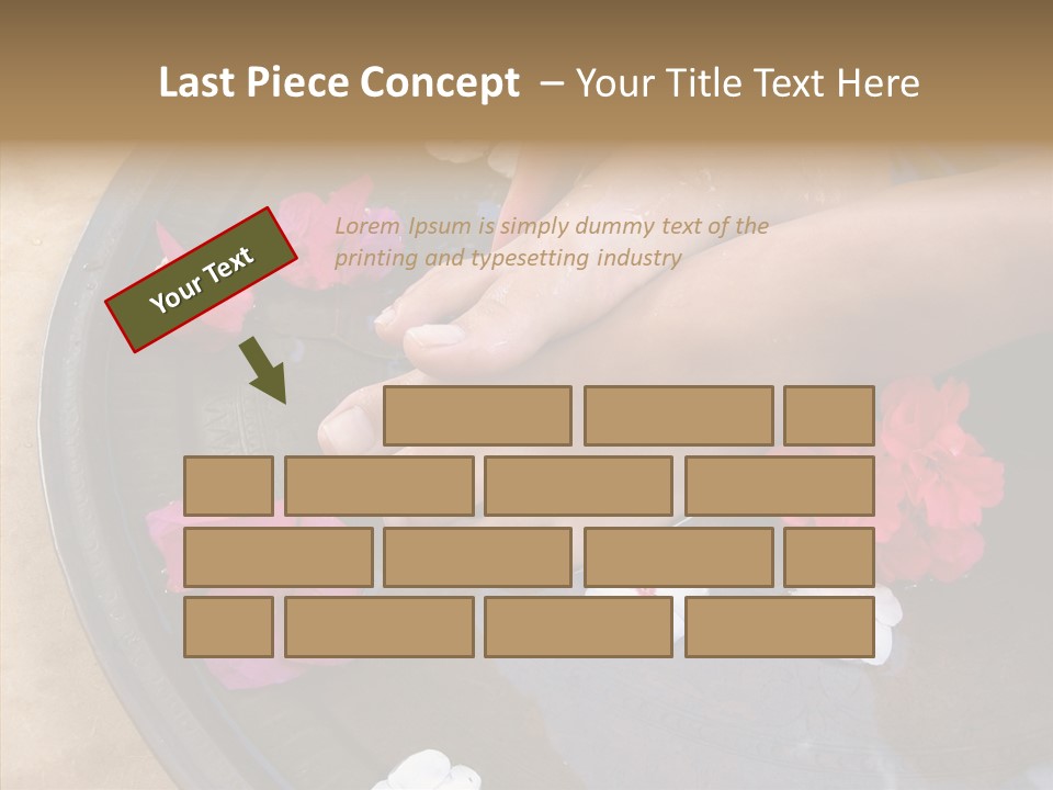 Bougainvillea Treat Enjoy PowerPoint Template