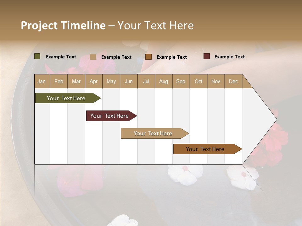 Bougainvillea Treat Enjoy PowerPoint Template