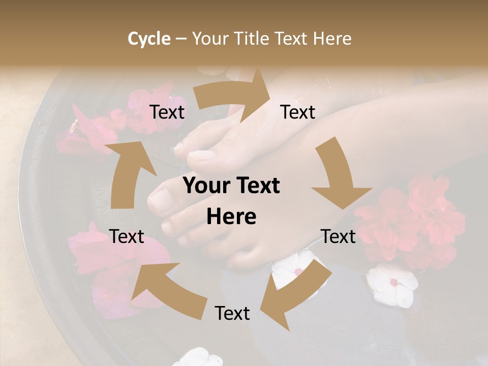 Bougainvillea Treat Enjoy PowerPoint Template