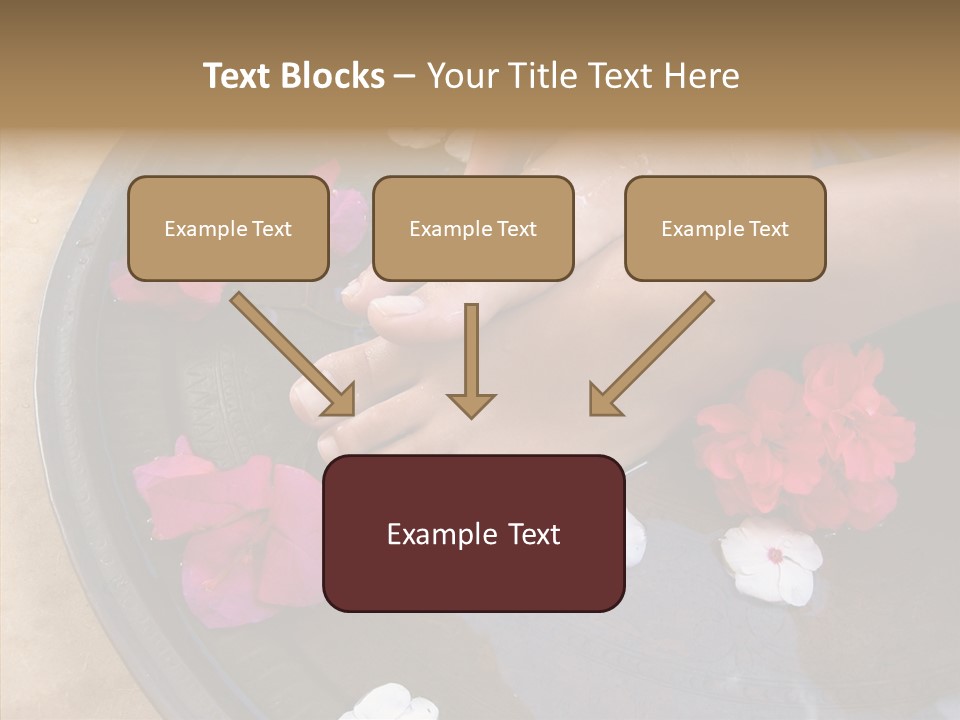 Bougainvillea Treat Enjoy PowerPoint Template