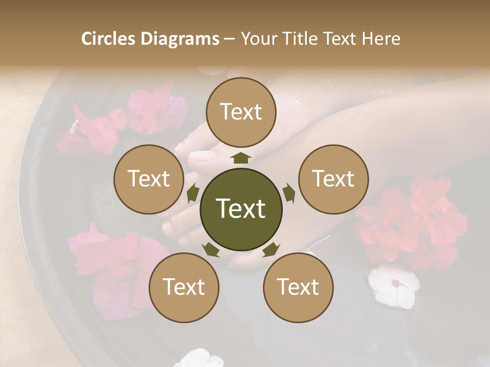 Bougainvillea Treat Enjoy PowerPoint Template