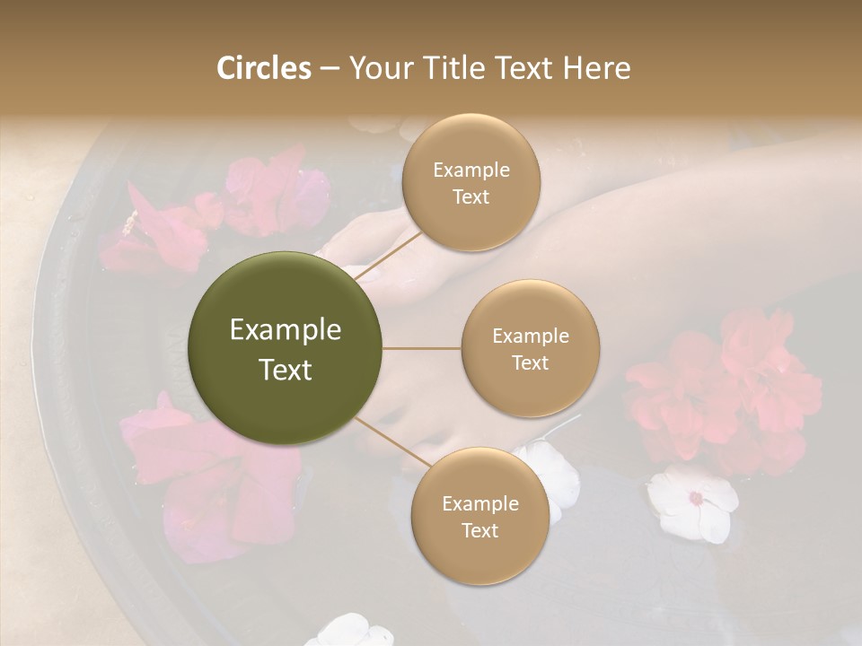 Bougainvillea Treat Enjoy PowerPoint Template