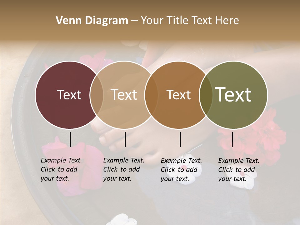 Bougainvillea Treat Enjoy PowerPoint Template