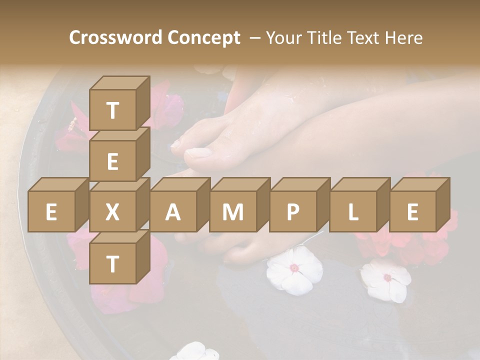 Bougainvillea Treat Enjoy PowerPoint Template