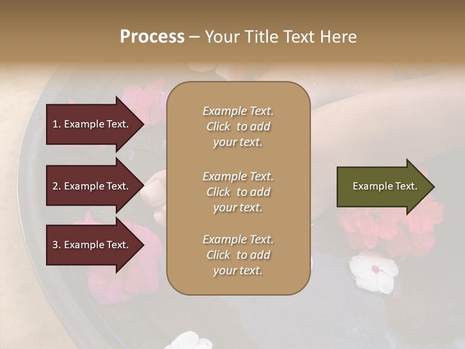 Bougainvillea Treat Enjoy PowerPoint Template
