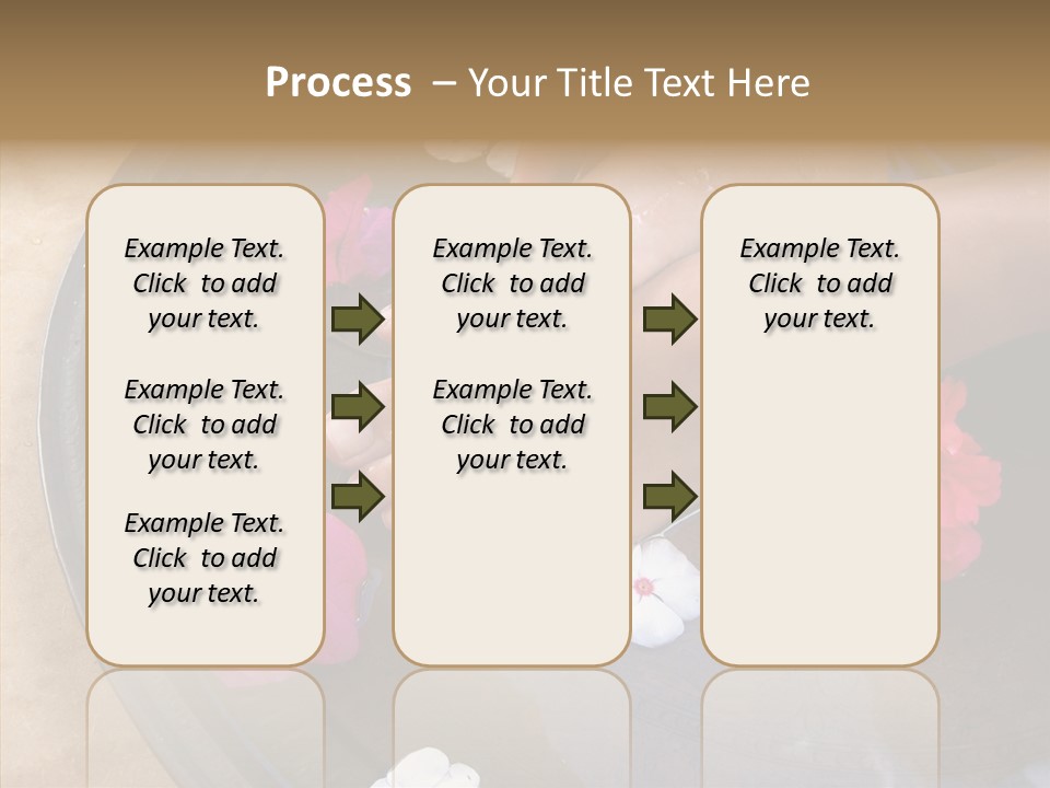 Bougainvillea Treat Enjoy PowerPoint Template