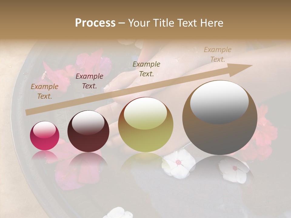 Bougainvillea Treat Enjoy PowerPoint Template