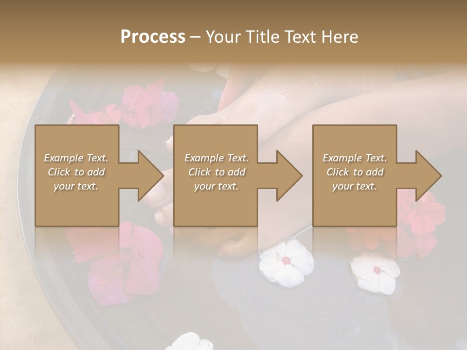 Bougainvillea Treat Enjoy PowerPoint Template