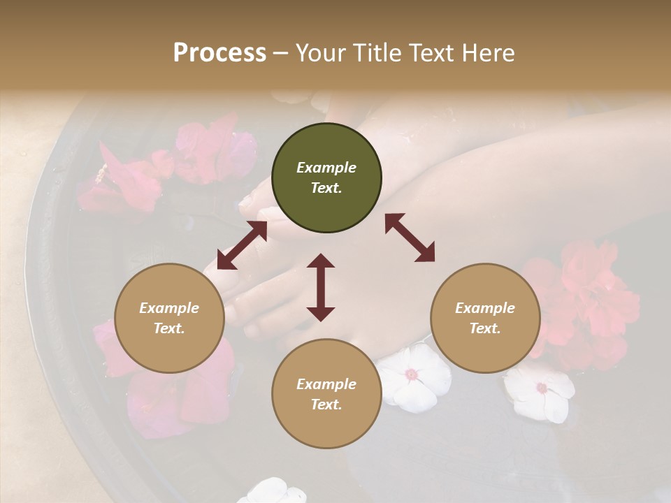 Bougainvillea Treat Enjoy PowerPoint Template