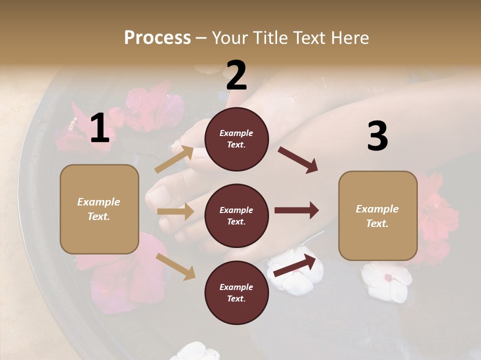 Bougainvillea Treat Enjoy PowerPoint Template