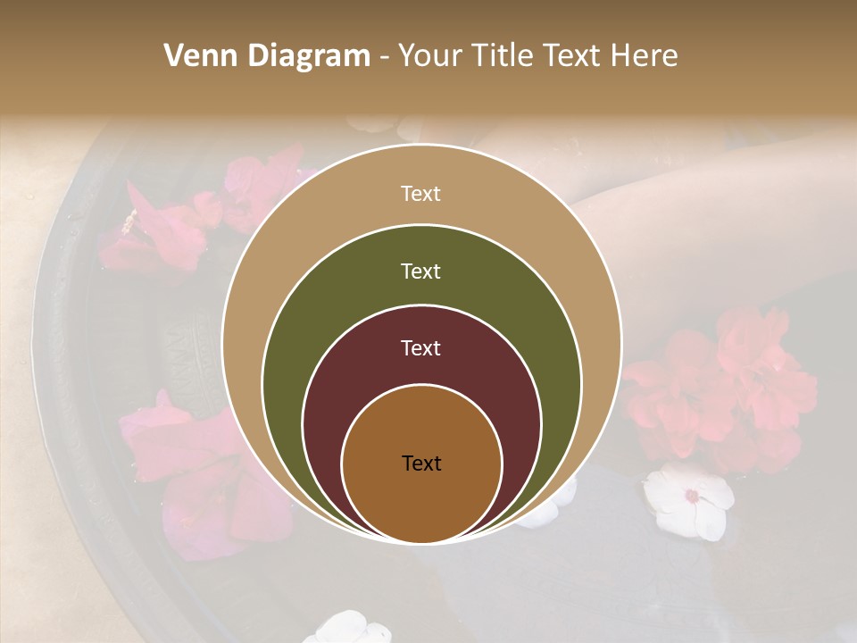 Bougainvillea Treat Enjoy PowerPoint Template