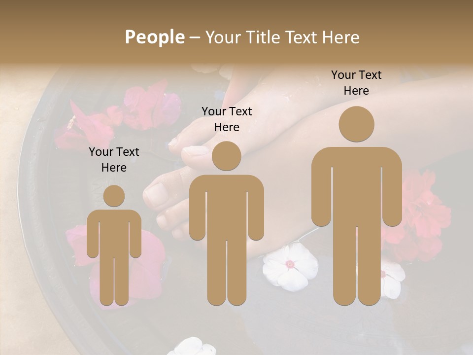 Bougainvillea Treat Enjoy PowerPoint Template