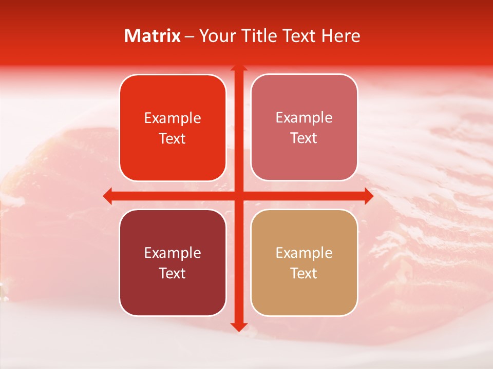 Kitchen Food Salmon PowerPoint Template