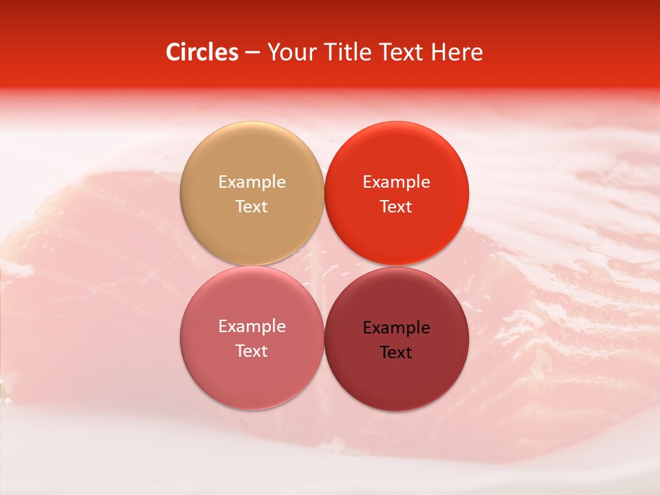 Kitchen Food Salmon PowerPoint Template