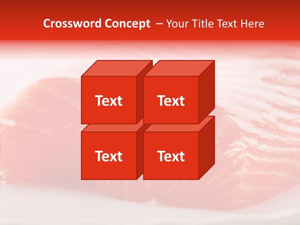 Kitchen Food Salmon PowerPoint Template