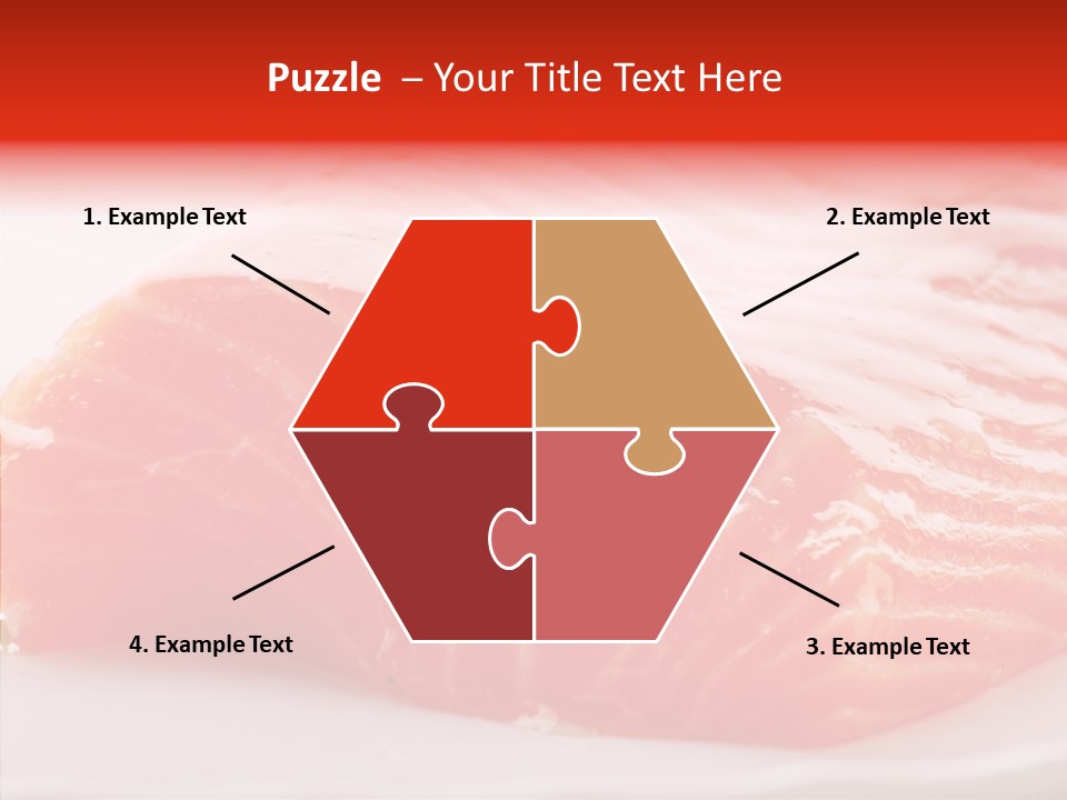 Kitchen Food Salmon PowerPoint Template