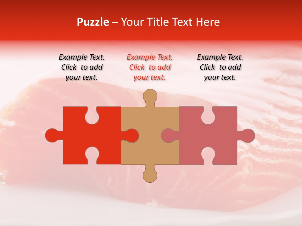 Kitchen Food Salmon PowerPoint Template