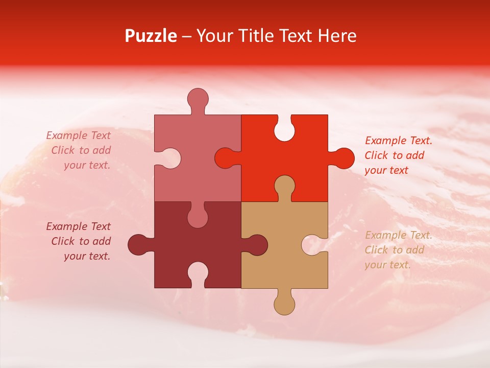 Kitchen Food Salmon PowerPoint Template