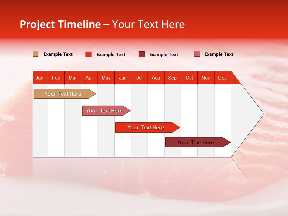 Kitchen Food Salmon PowerPoint Template
