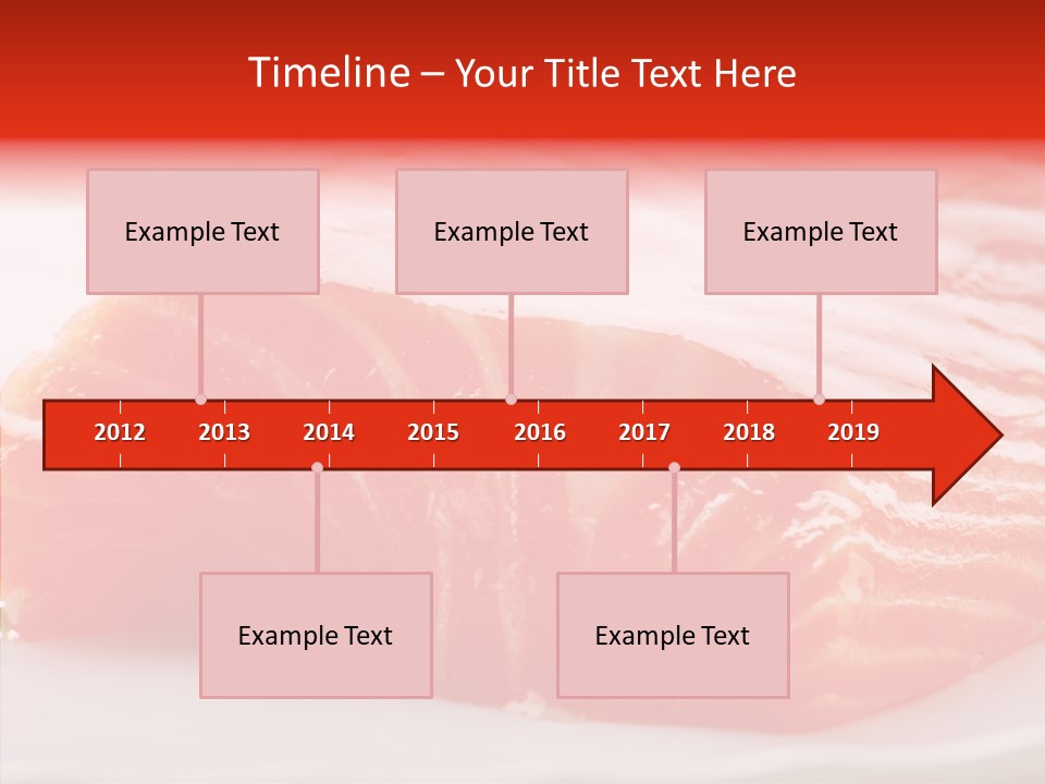 Kitchen Food Salmon PowerPoint Template