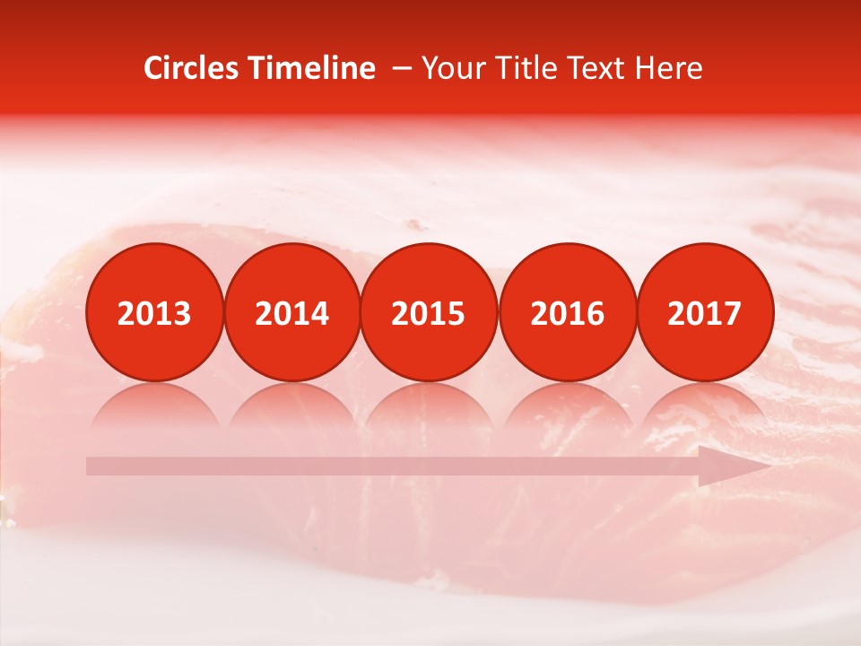 Kitchen Food Salmon PowerPoint Template