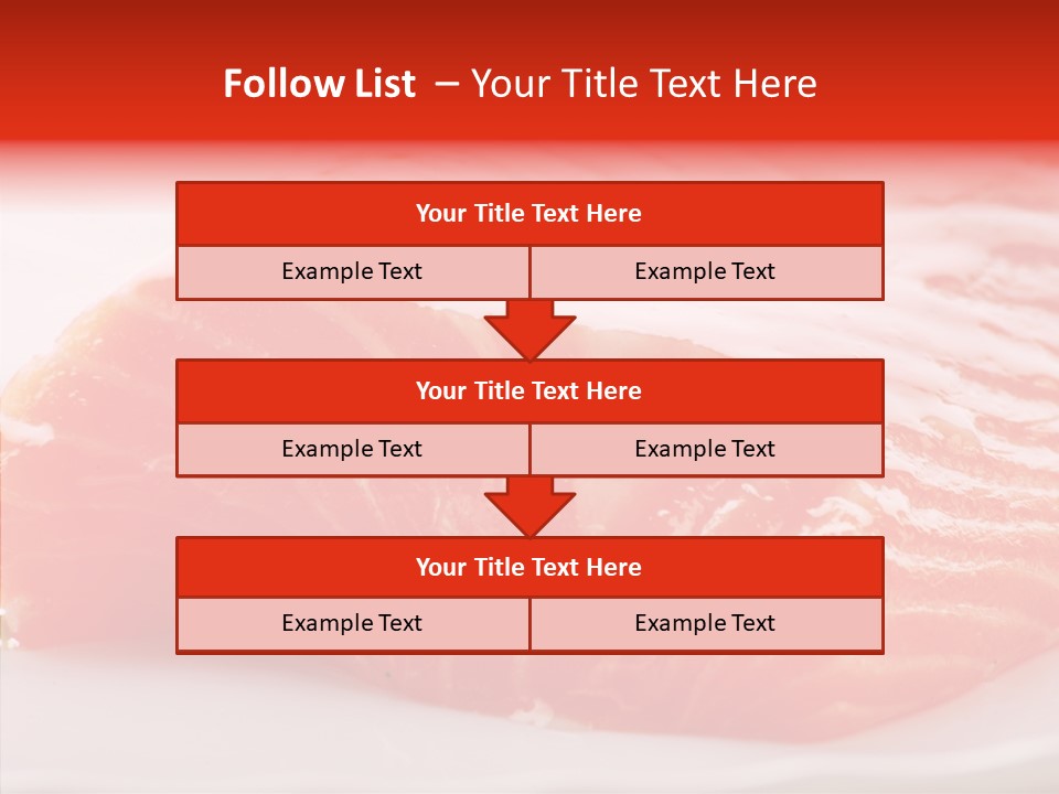 Kitchen Food Salmon PowerPoint Template