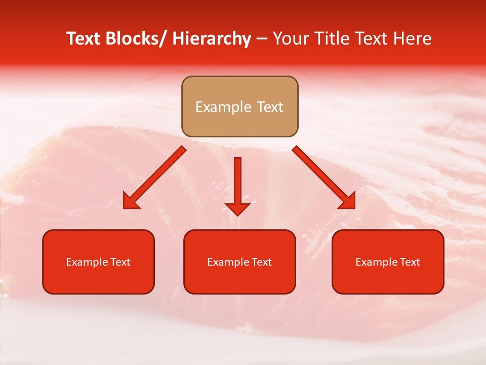 Kitchen Food Salmon PowerPoint Template